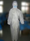 Vestiario di protezione del vestito di plastica eliminabile medico di rischio biologico con il cappuccio fornitore