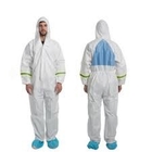 Tute protettive mediche eliminabili di isolamento di Hazmat del laboratorio con Hood Protective Suit fornitore