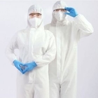 Vestito eliminabile chimico respirabile di protezione dell'ospedale con i polsini elastici fornitore