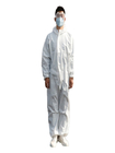 Bianco respirabile del PPE di Bunny Type delle tute chimiche eliminabili di protezione di malattia fornitore