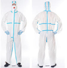 Respirabile superiore del corpo del PPE degli indumenti pieni protettivi eliminabili del vestito fornitore