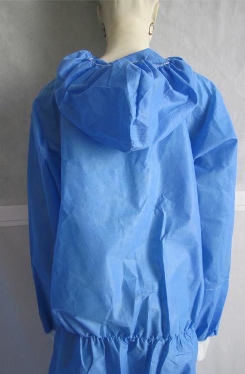 Vestiti di plastica protettivi resistenti del prodotto chimico eliminabile completo di sicurezza fornitore