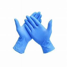 I guanti eliminabili biodegradabili blu del nitrile di Xxl spolverizzano liberamente fornitore