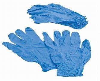 4 resistenti chimici dei guanti di Mil Nitrile Blue Protective Disposable fornitore