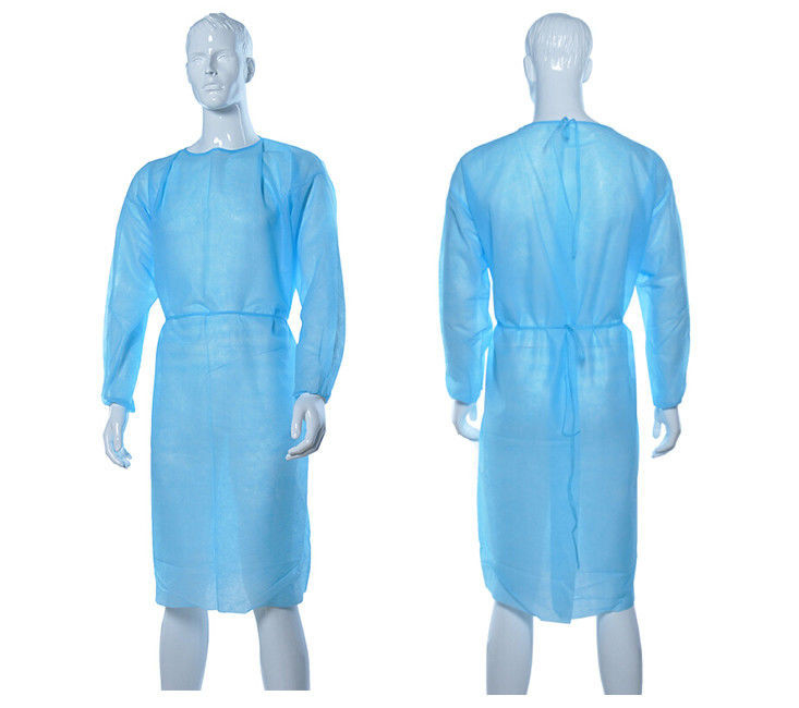 Abbigliamento medico all'ingrosso di isolamento della manica degli abiti lunghi eliminabili di isolamento fornitore
